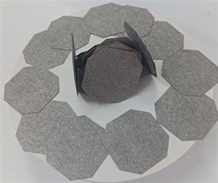 수소 생산을 위한 티타늄 펠트