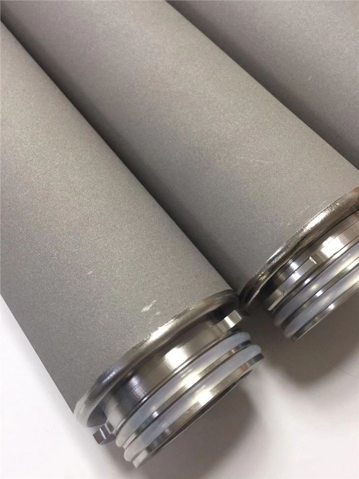 The Titanium Powder Sintered Filter Tubes With 226 Interface