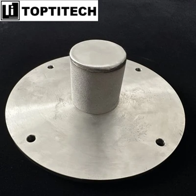 플랜지가 있는 소결된 Inconel600 분말 다공성 금속 필터